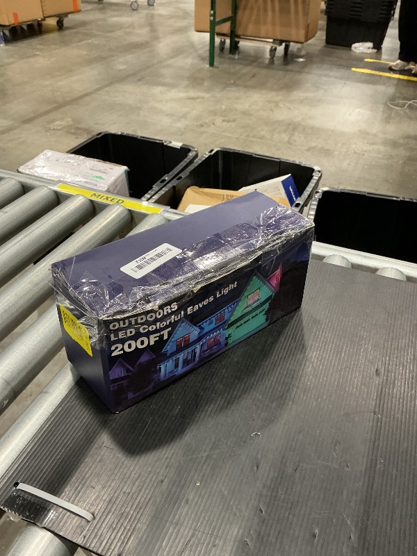 Photo 1 of *Missing items/remote* INZIDOL Permanent Outdoor Lights,200FT RGB Eave Light,IP67 Waterproof Lighting for House,Smart LED with App/Remote Control for Outdoor Decor,Garden Decor,Party,Holiday