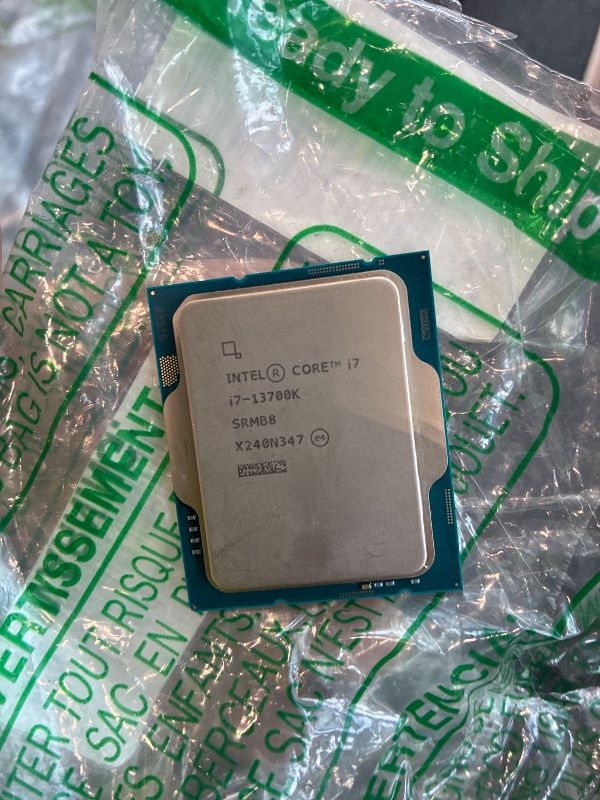 Photo 1 of **UNTESTED**
Intel Core i7-13700K Gaming Desktop Processor 16 cores (8 P-cores + 8 E-cores) with Integrated Graphics - Unlocked