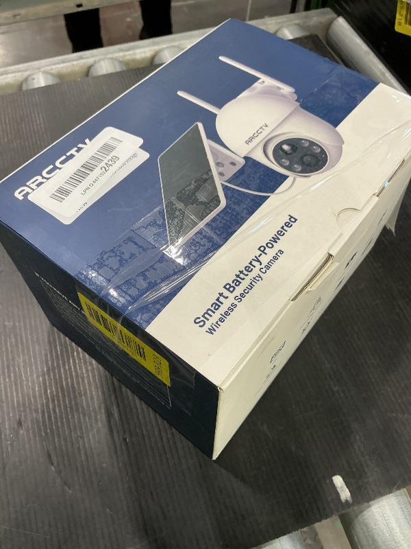 Photo 1 of ARCCTV Solar Security Cameras Wireless Outdoor, 4MP 360° View Battery Powered Outdoor Camera, Night Vision with Spotlight, 2-Way Audio, PIR Motion Sensor, 2.4G/5G Dual Band WiFi, SD/Cloud Storage