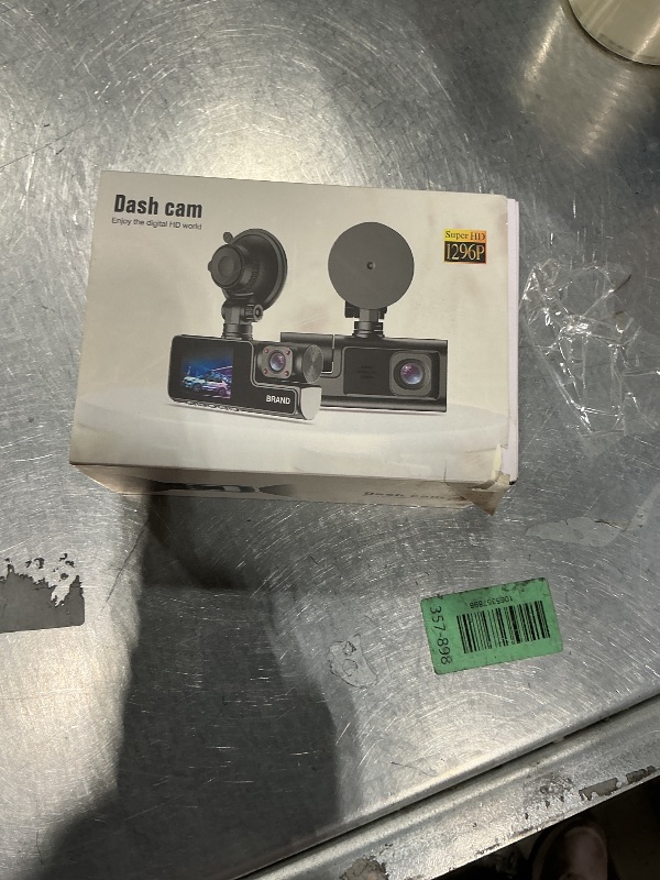 Photo 1 of 1080P Dual Dash Camera for Car Front and Inside Dashcam Car Security Video Recorder,170°Wide Angle Vehicle Cam,WDR,G-Sensor,2’’ IPS Screen,Loop Recording,Night Vision (Dual Dash Cam with 32G Card)