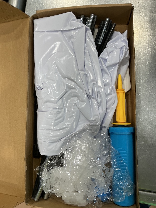 Photo 1 of Large Balloon Arch kit with Heavy Base,Great BirthdayChristmasNew Years Eve Party Decorations/Supplies,Used to make a 8.5FT Tall &12.5Ft Wide(adjustable) Balloon Garland