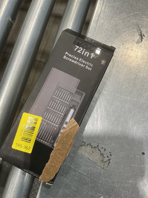 Photo 1 of **UNTESTED**
Mini Electric Screwdriver 3.7V, Cordless Screwdriver Set, Precision Electric Screwdrivers 72-in-1 Magnetic Bits, Rechargeable Portable Repair Tool Kit for Electronics Laptops Glasses Clocks