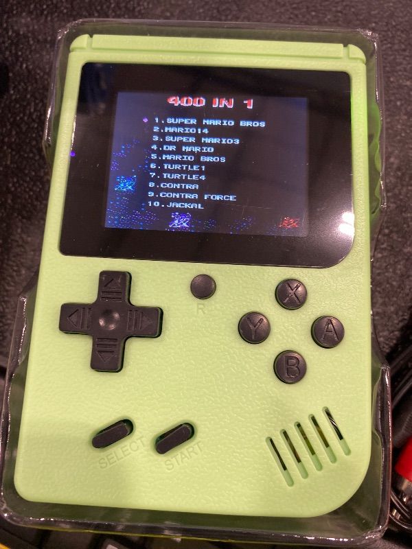 Photo 1 of *USED*
Retro Handheld Games Console, Built-in 400 Video Games,Portable Video Gaming Player with 3.0 Inch IPS Screen and Rechargeable Battery (Green)