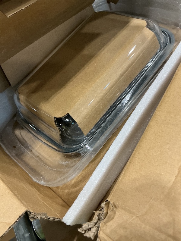 Photo 1 of **PARTIAL SET**
**MISSING PARTS**
2Piece Deep Glass Baking Dish Set with Plastic lids,Rectangular Glass Bakeware Set with Lids, Baking Pans for Lasagna, Leftovers, Cooking, Kitchen, Freezer-to-Oven and Dishwasher, Gray