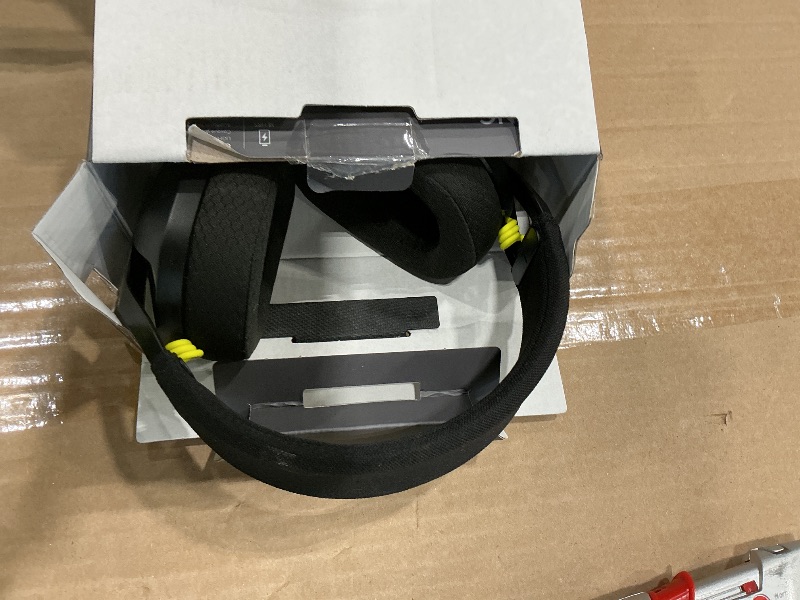 Photo 1 of **UNTESTED**
Logitech G435 LIGHTSPEED and Bluetooth Wireless Gaming Headset - Lightweight over-ear headphones, built-in mics, 18h battery, compatible with Dolby Atmos, PC, Mobile - Black
