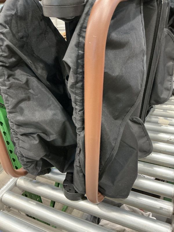 Photo 1 of 
Ickle Bubba Venus Prime Double Stroller - Black with Tan Handles