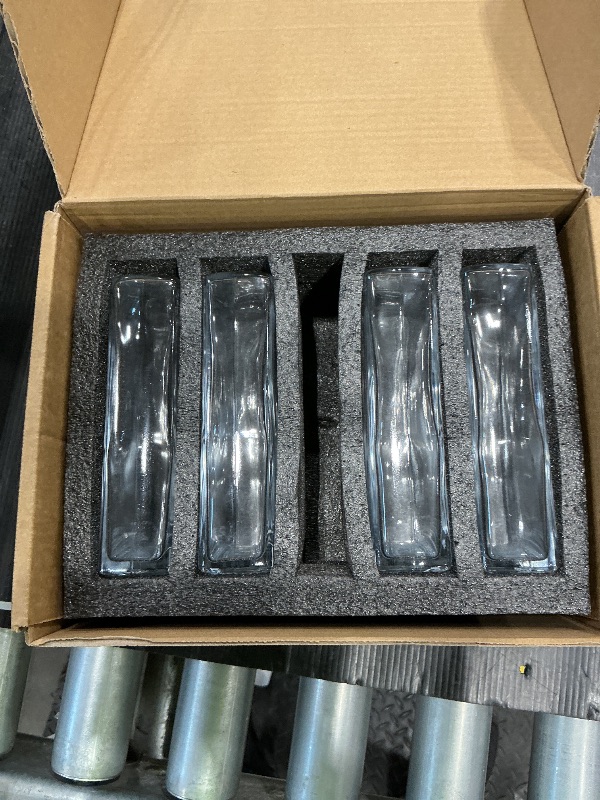 Photo 1 of **MISSING PARTS**APT 1101 Olive Oil Dispenser for Kitchen, Cooking Oil and Vinegar Dispenser Set, Olive Oil Bottle, Soy sauce dispenser, coffee syrup bottles with stainless steel pourers - 4 pcs, Gold