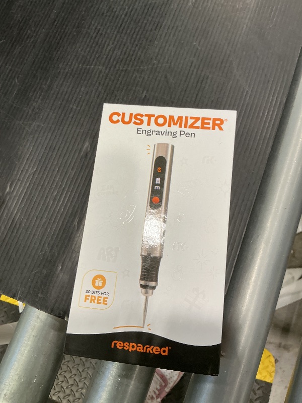 Photo 1 of Resparked Customizer Engraving Pen (Formerly Culiau): Ultimate Cordless Portable Tool for Artists & DIYers - Engrave 50+ Surfaces - Beginner Friendly - Rechargeable - Free 30 Bits & Mastery Guide