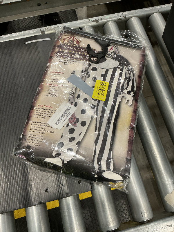 Photo 1 of ***MISSING MASK*** Fun World Mens Killer Clown Costume, Large