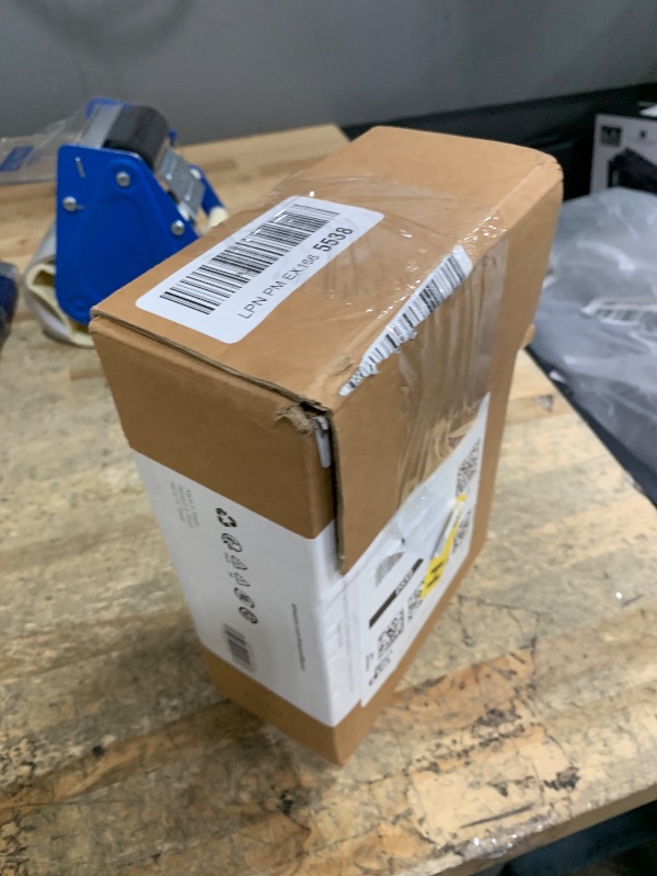 Photo 1 of **MISSING KEYS** Amazon Basics Electronic Keypad Deadbolt Door Lock with Auto Lock, Touch-Control Keyless Entry, Customizable User Codes, Easy Installation, Contemporary, Matte Black, 1-Pack