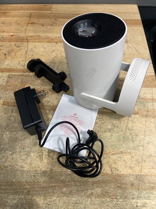 Photo 1 of ?Electric Focus?Magcubic Mini Projector 4K Support, Portable Projector with WiFi 6 and Bluetooth 5.4, Smart Proyector, 5W Soundbase Speaker, 180°Rotation for Home Theater