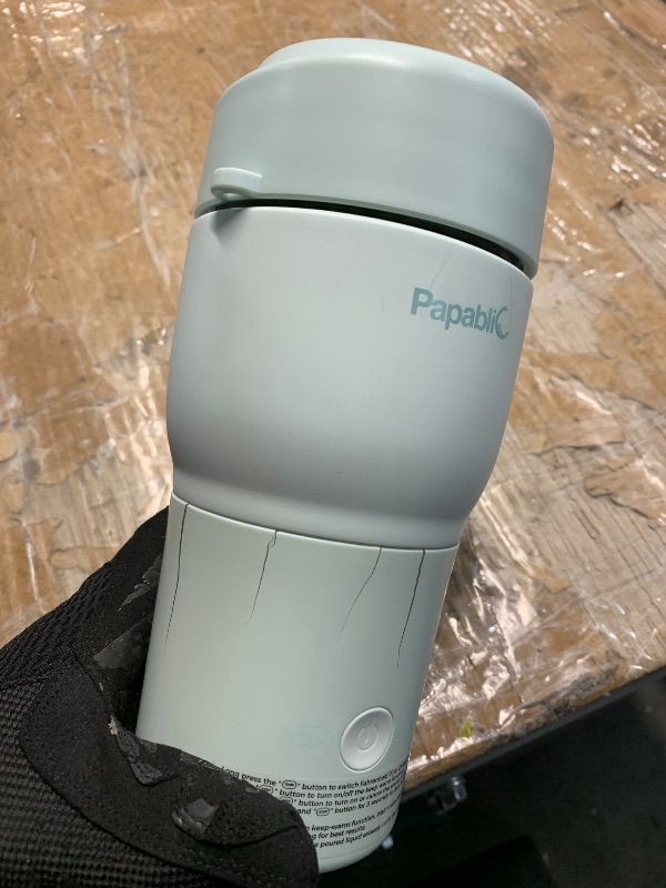 Photo 1 of **minor damage**
Papablic Portable Bottle Warmer Pro — 115W Fastest Heating, Built-in Sterilizer, Baby Milk Warmer On The Go for Travel and Home, 5 Temp Settings and Keep Warm for Breastmilk & Formula, Mint Green