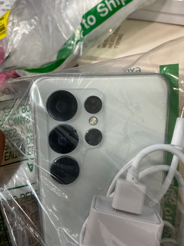 Photo 1 of **RECOMENDED FOR PARTS/ ISSUES FUNCTIONING *** CostMvp S25Ultra Unlocked Smartphone, Android 12.0 Mobile Phones 6.6'' HD+ Screen, 4GB RAM 32GB ROM/256GB SD, 4G Dual SIM Dual Camera, Face ID+WiFi+BT+FM+GPS+OTG (White)
