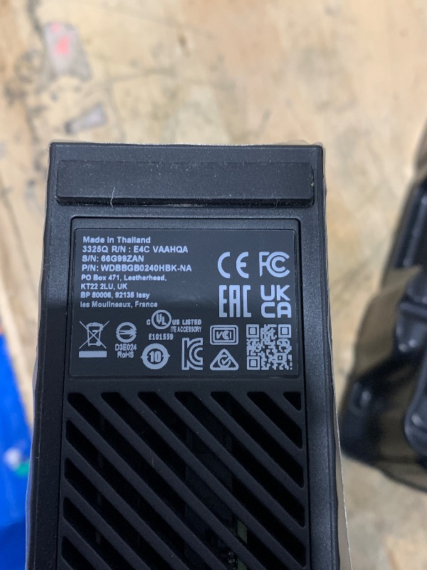 Photo 1 of **ITEM FACTORY SEALED** WD 24TB My Book Desktop External Hard Drive, with Password Protection and Backup Software, USB 3.2 Gen1, exFAT - WDBBGB0240HBK-NESN