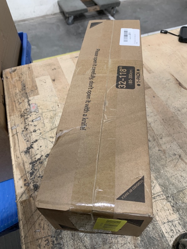 Photo 1 of **FACTORY SEALED** YaFex Curtain Rods 32-118 Inch, Heavy Duty 1 Inch Adjustable Curtain Rod for Windows, Gold Long Window Treatment Rods, Modern Design, Easy Installation