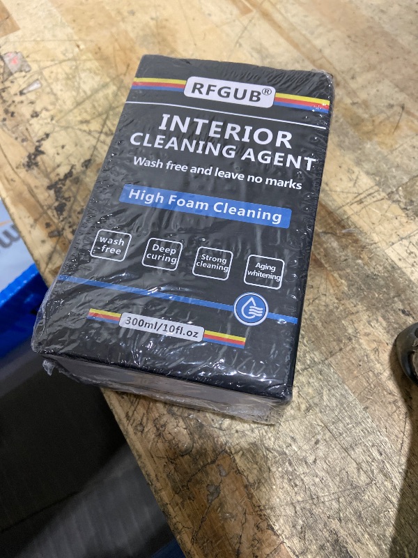 Photo 1 of **FACTORY SEALED** RFGUB Car interior cleaning agent, real leather seat high foam wash to remove stains, ceiling refurbished interior cleaning tool