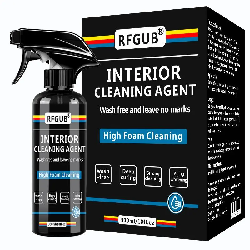 Photo 1 of **FACTORY SEALED** RFGUB Car interior cleaning agent, real leather seat high foam wash to remove stains, ceiling refurbished interior cleaning tool