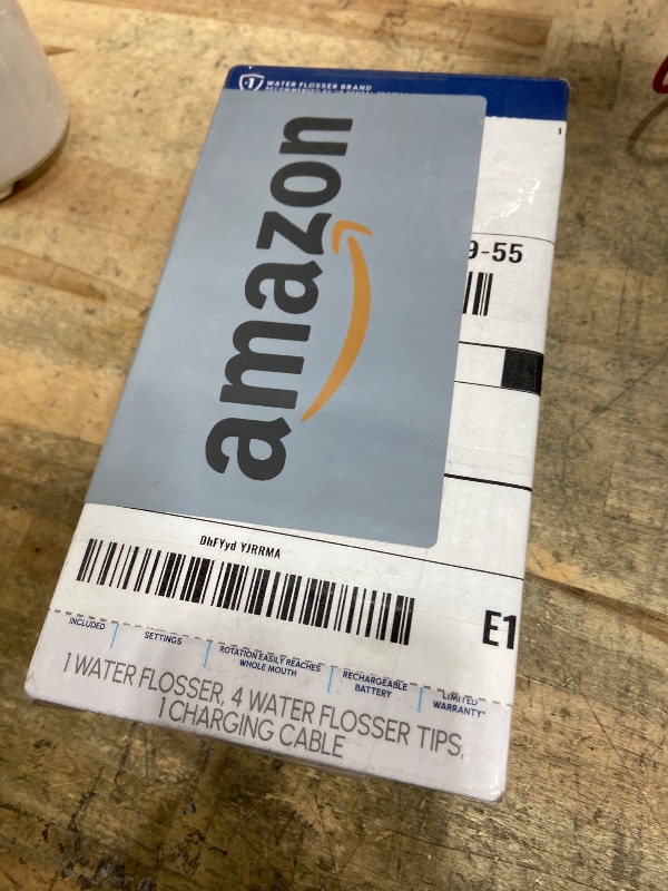 Photo 1 of **FACTORY SEALED** Waterpik Cordless Pearl Rechargeable Portable Water Flosser for Teeth, Gums, Braces Care and Travel, Extra Quiet, 4 Flossing Tips - ADA Accepted, WF-13 White, Amazon Exclusive