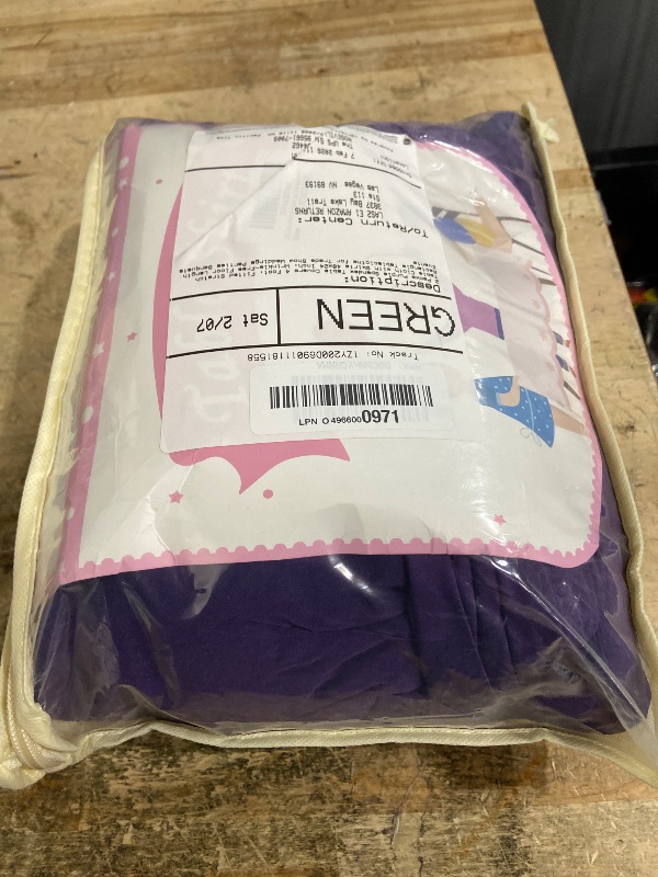 Photo 1 of 2 Packs Purple Spandex Table Covers 4 Foot, Fitted Stretch Table Cloth with Skirts 48x24 Inch, Wrinkle-Free Floor Length Rectangle Tablecloths for Trade Show Weddings Parties Banquets Events