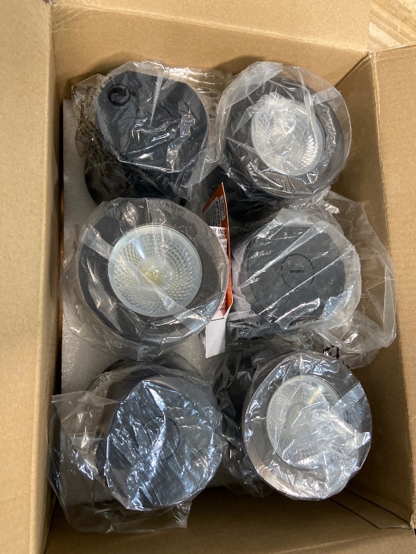 Photo 1 of [6 Pack] CLOUDY BAY 9W LED Landscape Well Lights,2700K/3000K/3500K/4000K/5000K Selectable,Low Voltage 12V/24V Ground Lighting,Waterproof Outdoor In Ground Lights for Uplights,Transformer Excluded