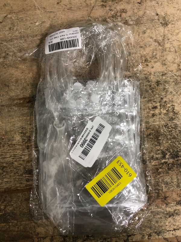 Photo 1 of 10 PCS Clear Gift Bags with Handles(2.7x5.1x5.9 Inch) Reusable Transparent PVC Tote Goodie Bags Bulk Wedding Brthday Holiday Party Favors Supplies Wrap Basket Stuffers Goody Pouch Baggies for Presents