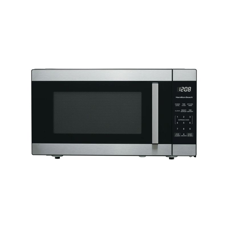 Photo 1 of 
Hamilton Beach 1.6 Cu Ft Sensor Cook Countertop Microwave Oven in Stainless Steel New