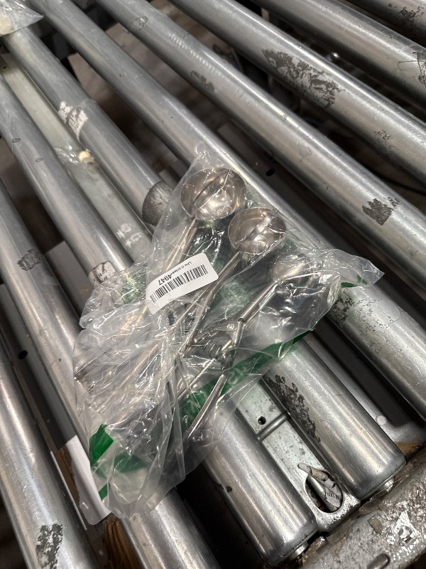 Photo 1 of (1 MINOR DAMAGE_Ice Cream Scoop, 3Pcs Cookie Scoop Set, 18/8 Stainless Steel Cookie Dough Scoop, Cookie Scoops for Baking Set of 3, Ice Cream Scooper with Trigger Release, Cookie Scooper for Baking