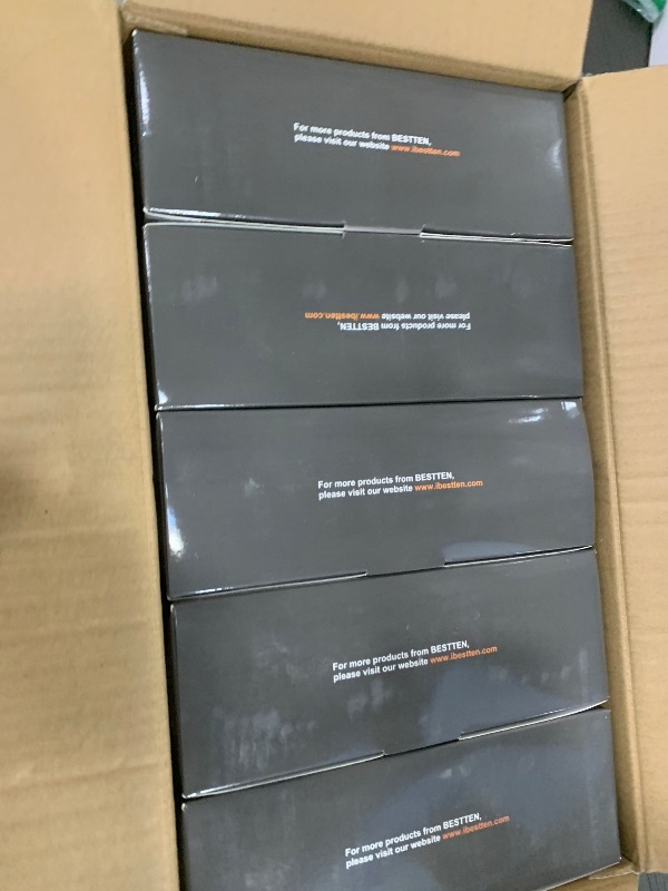 Photo 1 of [50 Pack] BESTTEN Single Pole Decorator Wall Light Switch with Wallplate, 15A 120/277V, On/Off Rocker Paddle Interrupter, UL Listed, White