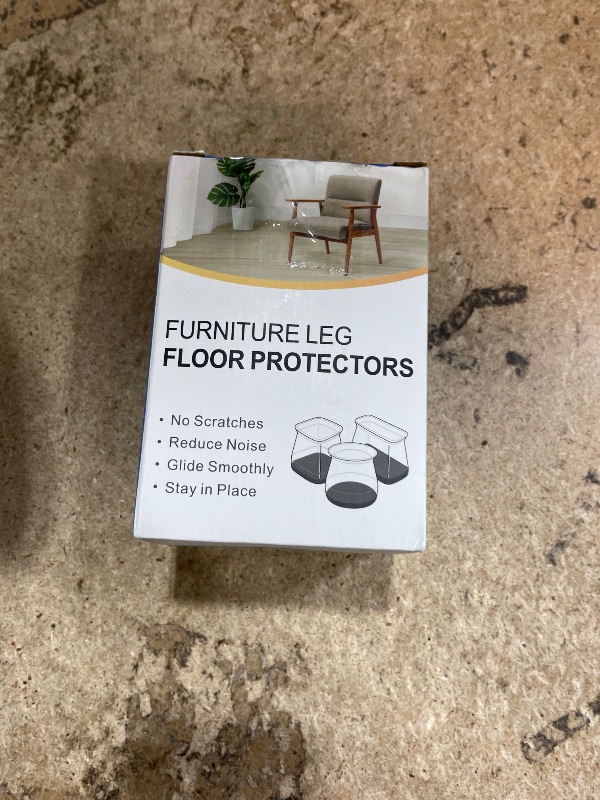 Photo 1 of 16 Pcs Chair Leg Floor Protectors - Silicone Felt Pads, Scratch-Proof & Noise-Free, Easy Smooth Moving, Large Size (Fits Round Chair Legs: 1-5/16" to 2" Diameter)?