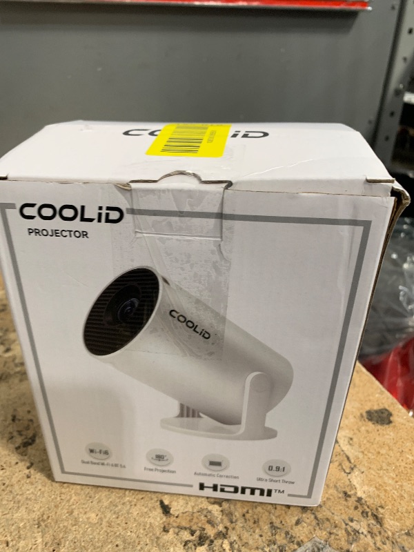 Photo 1 of [Built-in Apps & 2026 Upgraded] Mini Projector Support 4K 1080P Auto Keystone 180° Rotatable with WiFi 6 and Bluetooth 5.4, Projector Portable Compatibile with HDMI/TV Stick/Memory Stick/Laptop-Gold