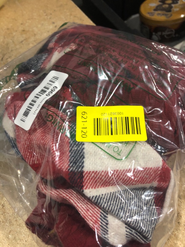 Photo 1 of AGAPENG Girls Clothes Size 12-14 Girls Outfits Skirts Square Neck Red Jacquard Puff Long Sleeve Tops Red Plaid Mini Skirt Sets Shorts Christmas Dress Christmas Outfit Fall Winter 13-14 Teen Girls