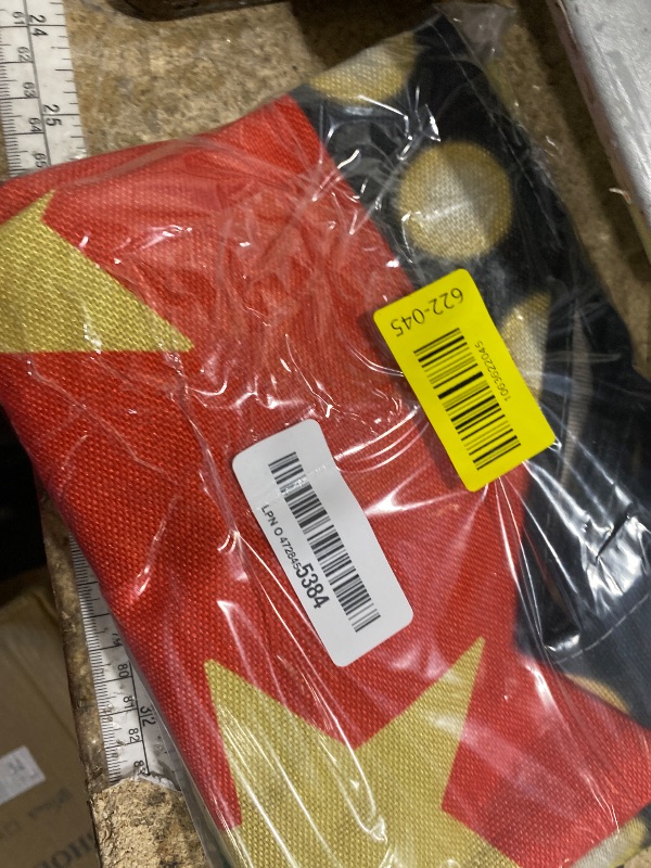 Photo 1 of 2 Pcs 13 x 72 Inch Movie Night Table Runner with Gold Star Design - Red Carpet Decoration for Birthday Party Supplies?red?