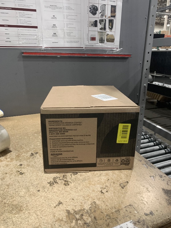 Photo 1 of *4/24/2026* Solimo Decaf Light Roast Coffee Pods, Breakfast Blend, Compatible with Keurig 2.0 K-Cup Brewers, 100 Count