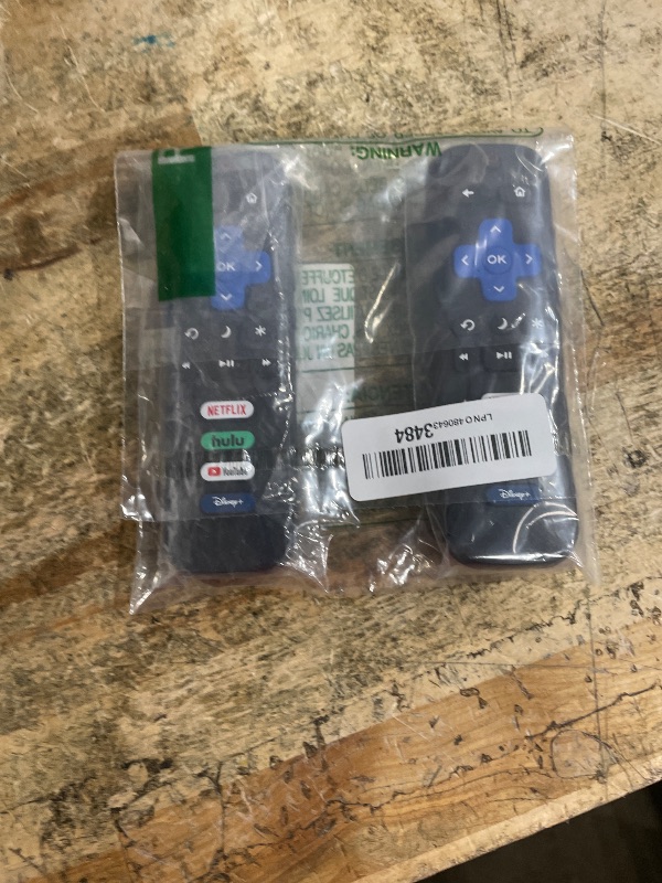 Photo 1 of (Pack of 2) Replacement Remote Control Only for Roku TV, Compatible for TCL Roku/Hisense Roku/Onn Roku/Sharp Roku/Element Roku/Westinghouse Roku/Philips Roku Smart TVs (Not for Roku Stick and Box)