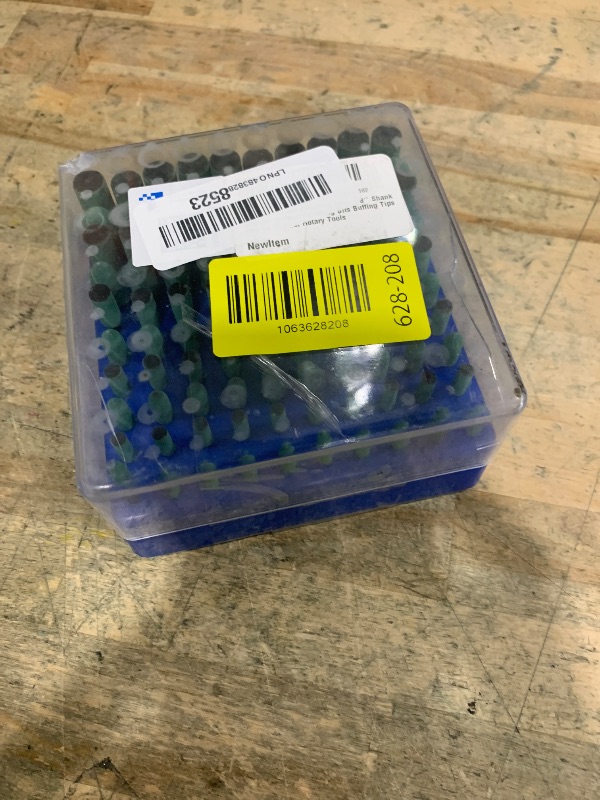Photo 1 of ??? ?? 100 Pcs Rubber Polishing Kits, 1/8'' Shank Silicone Rubber Polishing Bits Buffing Tips Sets for Dremel Rotary Tools