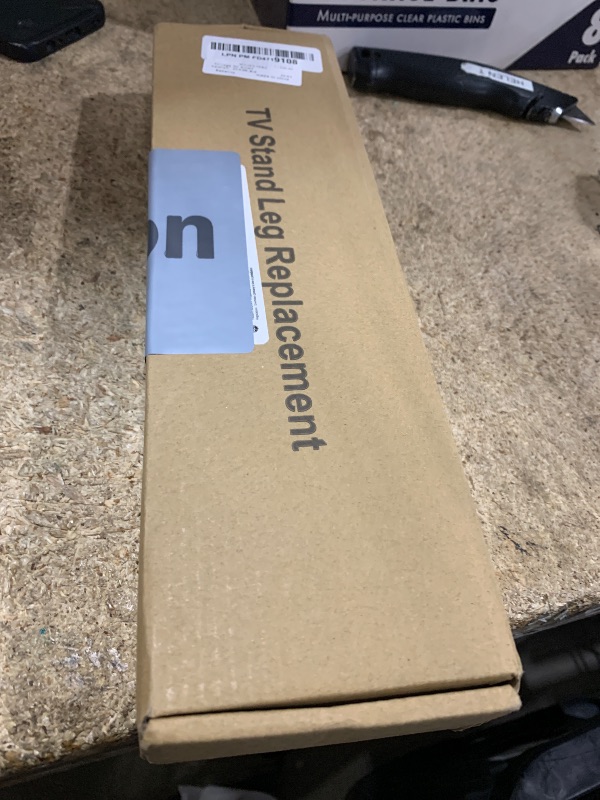 Photo 1 of (Upgraded Version) Metal TV Stand Base Legs for Sony TV for XBR-55X900E XBR-65X900E TV Model, Only Fit for TV Hole Distance of 50 mm/1.97 inch Center-to-Center, Please Measure The Hole Spacing, Black