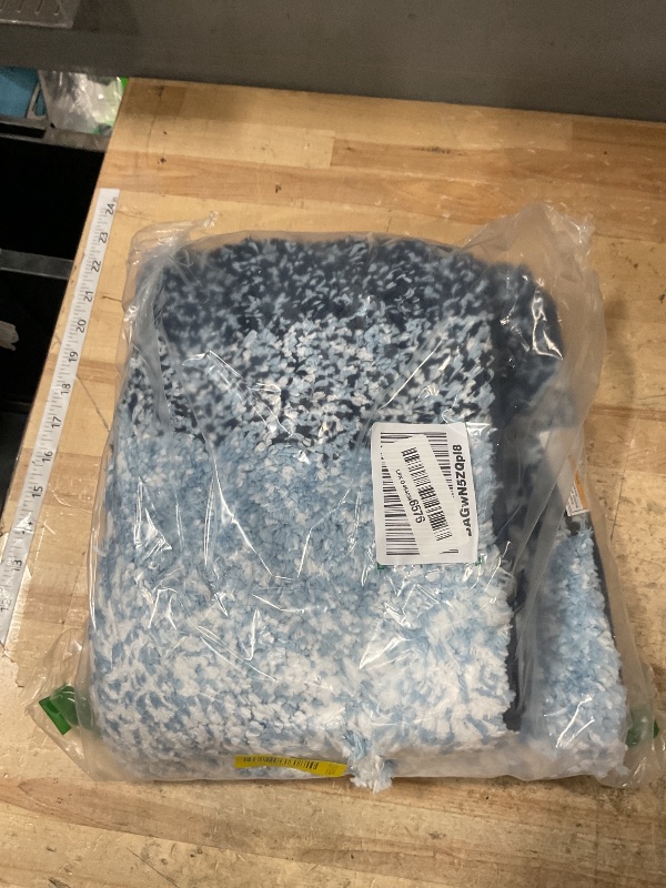 Photo 1 of *ONLY TWO* Arotive Bathroom Rugs Set 2 Piece, Extra Soft and Absorbent Bath Rugs, Machine Wash Dry Bath Mats for Bathroom, Toilet, Tub and Shower, 24x16, and U-Shaped 24x20, Dark Blue