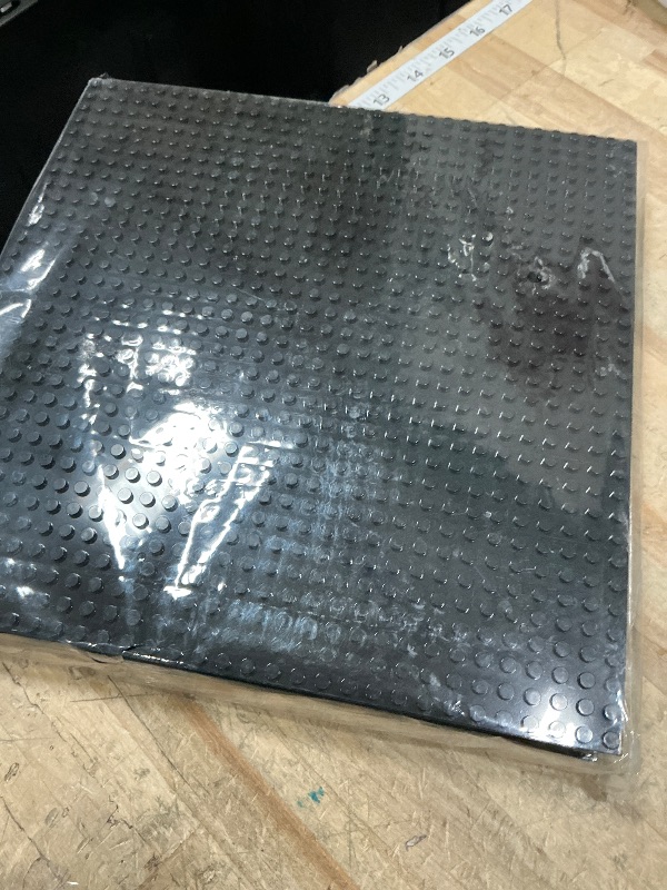 Photo 1 of  Peel and Stick Baseplates, Stickers Baseplates, Compatible with All Major Brands - 10 inch x 10 inch (8 Black)