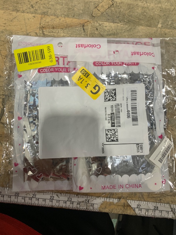 Photo 1 of 2 Pack Silver Backdrop Curtain Party Decorations Foil Fringe Backdrop Silver Tinsel Streamers Birthday Bachelorette New Year Christmas Wedding Baby Shower Disco Party Decorations