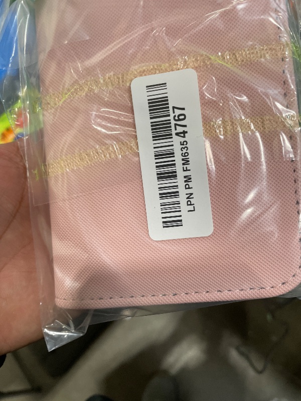 Photo 1 of 1 Pocket Card Binder – Collectible Trading Card Album, Single Card Holder with 20 Pages, Holds 40 Cards, Side-Loading Mini Binder for TCG, MTG, Sports, Baseball, Football, Small Sports Card Book,Pink