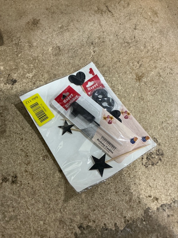 Photo 1 of 18th Birthday Candles, 18th Birthday Cake Decoration Black Number 18 Birthdays Cake Toppers Set 7PCS Black Star and Heart Glitter Birthdays Sign for 18 Years Old Girls Boys Party Supplies