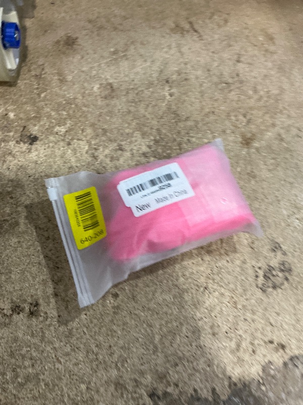 Photo 1 of 2 Pack Braid Ponytail Extension with Elastic Tie Straight Sleek Wrap Around Braid Wig Ponytail Pink Gradient 26 Inch (Pink/Light Pink)