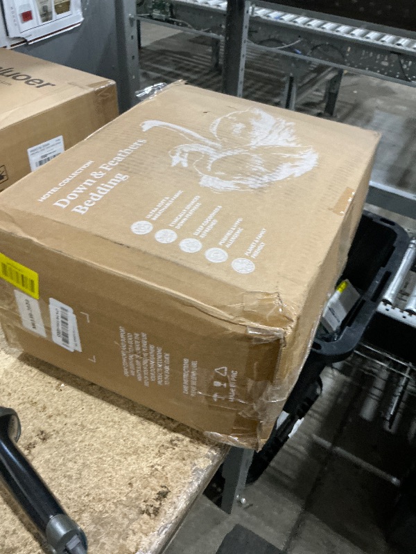 Photo 1 of (ONLY 1) TOPGREEN Feathers Down Throw Pillow Inserts 28x28, Set of 2, 100% Organic Cotton Shell, Soft Decorative Euro Pillow Insert for Living Room Sofa, Couch, or Bed (White)