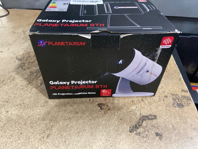 Photo 1 of [White Noise] Galaxy Projector, 28 Soothing Sounds Star Projector Sound Machine, Solar System Space Planetarium Projector Night Light, Room Decor for Ceiling Bedroom Kids Adults Sleep Trainer