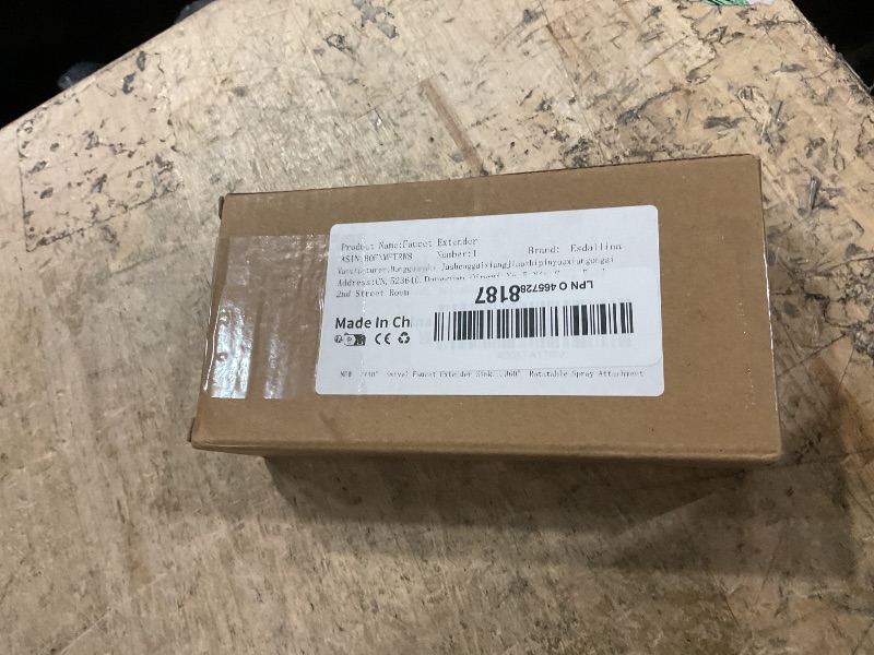 Photo 1 of 1440° Swivel Faucet Extender Sink Aerator 2 Mode Splash Water Filter Extension 360° Rotatable Spray Attachment