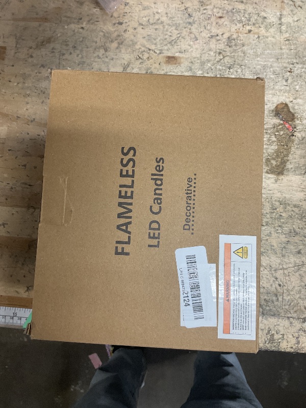 Photo 1 of ***MISSING PARTS***
Hinabichan Flameless Candles Battery Operated with Remote and 2/4/6/8 H Timer, 6pcs Flickering Fake Electric Candles for Festival Home Party Decor (D3 x H 6") (Ivory)