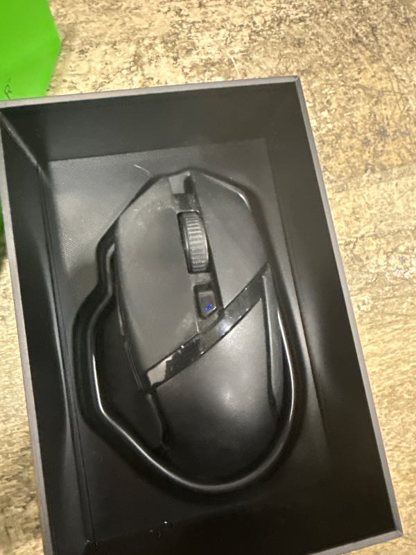 Photo 1 of *MISSING DONGLE AND CHARGER* Razer Basilisk V3 Pro 35K Wireless Gaming Mouse: HyperScroll Tilt Wheel - 35K DPI Optical Sensor Gen 2-13 Customizable Controls - Chroma RGB - Optical Switches Gen 3 - Up to 140 Hr Battery - Black