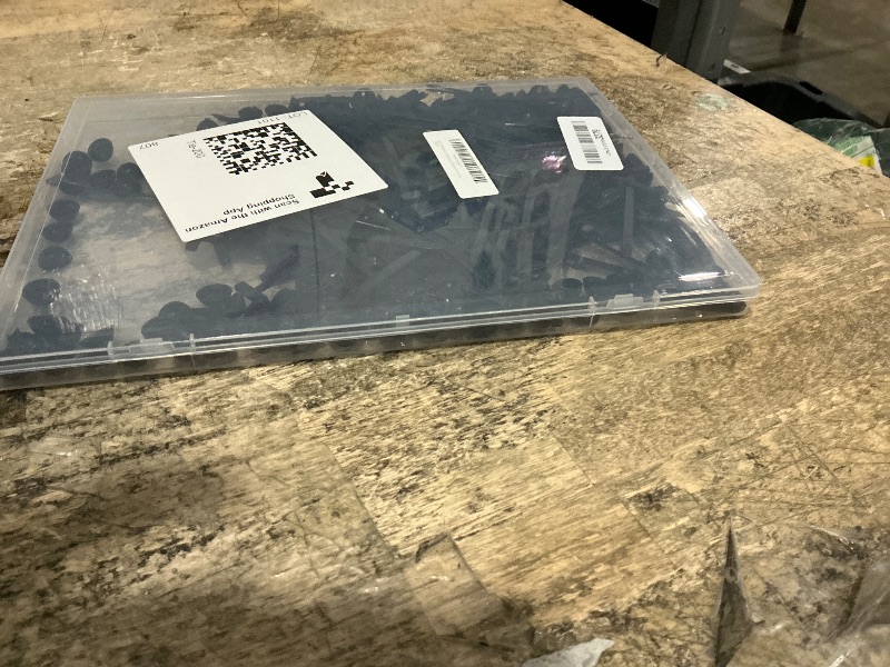 Photo 1 of 200 Pcs Nylon Universal Cable Tie Buckle with PP Storage Box - Multifunctional Zip Ties with Pin & Button, UV Resistant Fasteners for Car Repair, Bumper & Fender Clips (200PCS)