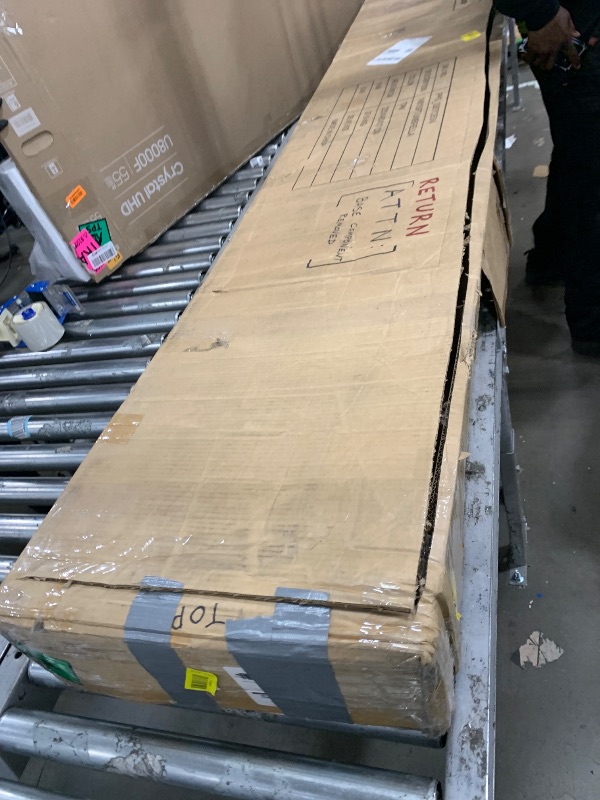 Photo 1 of **************INCOMPLETE ITEM, MISSING A BASE COMPONENT*************
GarveeLife Large Cantilever Patio Umbrella, 10 ft X 10 ft Heavy Duty Aluminum Cantilever Offset Outdoor Umbrella with 360-Degree Rotation for Backyard, Deck, Pool, Tan