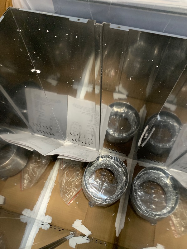 Photo 1 of ***PARTS ONLY***Empava Island Stove Range Hood Vent 36 Inch Ceiling Mount, 400 CFM | Dual-Sided Touch Control | 3 Speeds | 4 LED Lights | Stainless Steel, Ducted/Ductless (Conversion Kit Not Included)